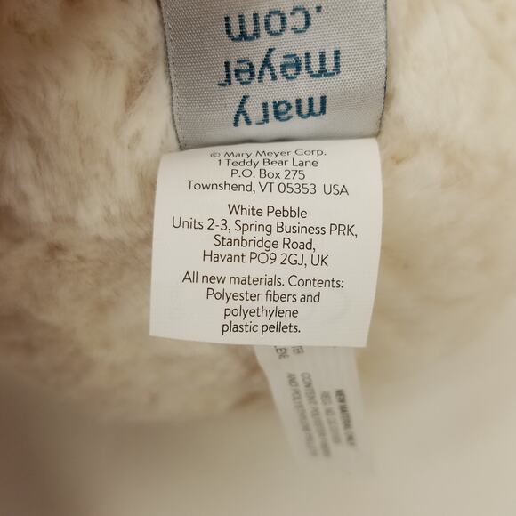 Mary Meyer Barnes & Noble Snowman Plush Grey Top Hat Blue Scarf Stuffed Toy - Picture 10 of 12